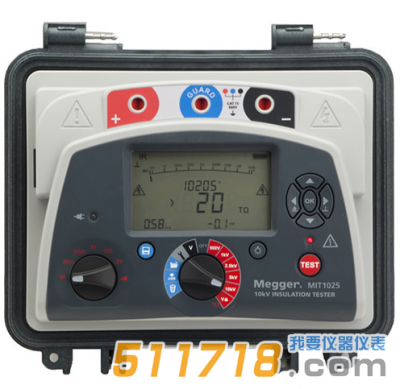 美国Megger MIT1025 10kV绝缘电阻测试仪