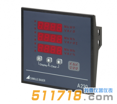 德国GMC-I SINEAX A230 LED显示多功能电量表