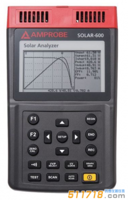 美国AMPROBE(安博) SOLAR-600太阳能分析仪