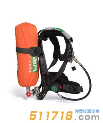 美国MSA 10154730 AG2100空气呼吸器 BTIC气瓶无表 6.8L