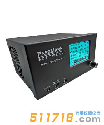 澳大利亚PassMark PM240 USB 电力输送测试仪