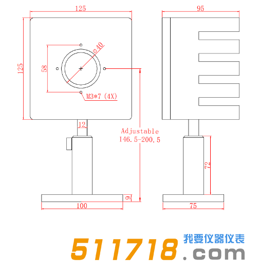 200F-CB-40自然冷却型热电式激光功率计探头产品规格.png