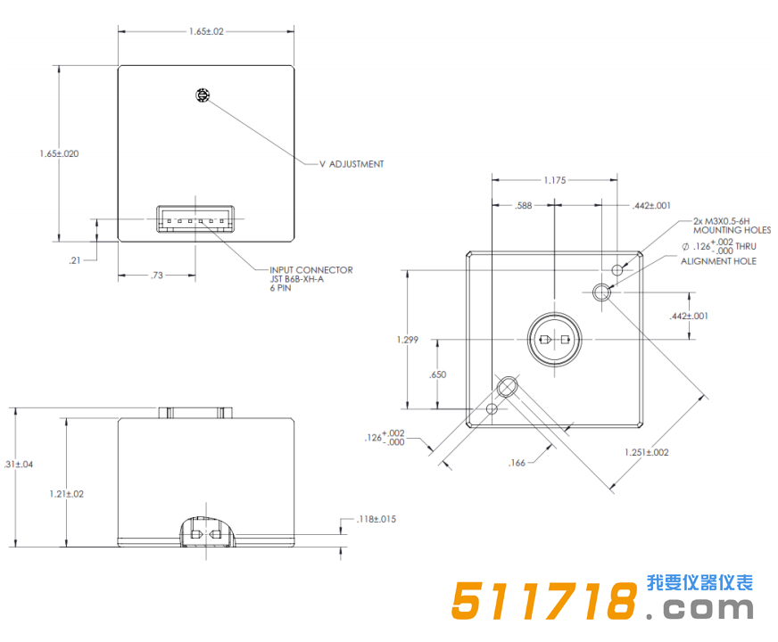 1683359679335979.png 美国Excelitas μPAX-3 2W脉冲氙光源尺寸.png